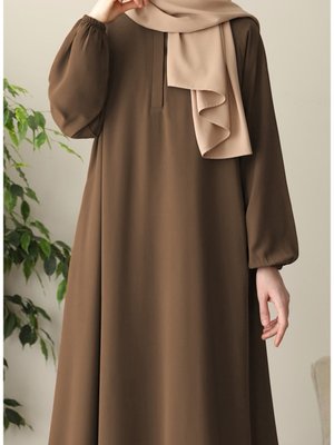 Hafsa Elbise Ferace Kahve Hafsa Elbise Ferace Kahve