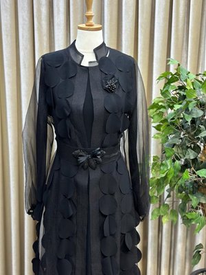 Dalya Tül Kumaş Tesettür İkili Abaya Elbise Dalya Tül Kumaş Tesettür İkili Abaya Elbise