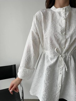 Nakış Işlemeli Uzun Gömlek