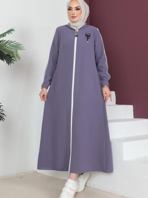 Arma Detaylı Ferace Lila