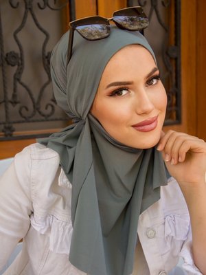 Yeşil Oversize Hijab