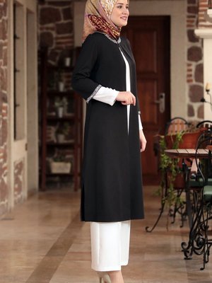 Safir Üçlü Takım Siyah Safir Üçlü Takım Siyah