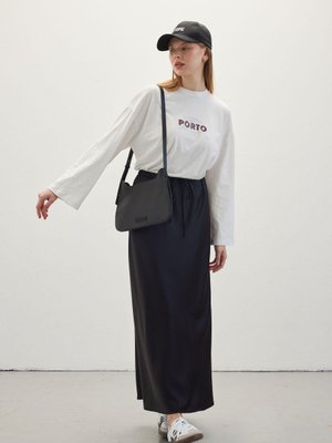 Saten Etek Siyah Saten Etek Siyah