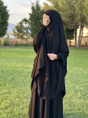 İğneli Peçeli Afgan Takımı Siyah