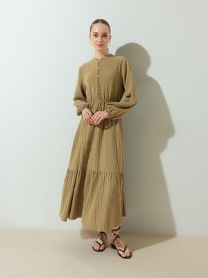 Müslin Uzun Kollu Elbise