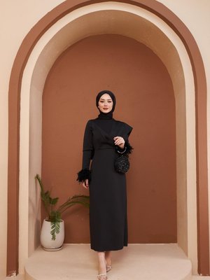 Aylin Abiye Elbise Siyah Aylin Abiye Elbise Siyah