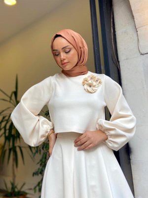 Çiçek Detaylı Scuba Takım