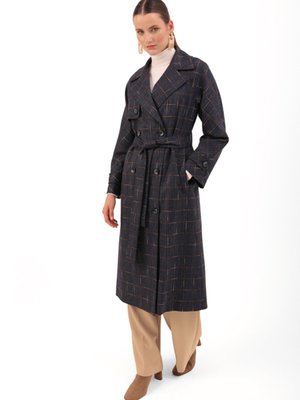 Ekoseli Pardösü Ekoseli Pardösü