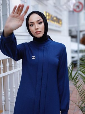 Pat Detaylı Tunik Brc12m04 İndigo
