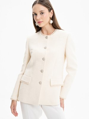 Hakim Yaka Püskül Detaylı Ceket