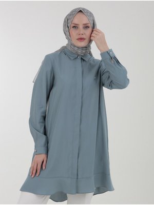 Kupra Kumaş Pamuklu Tunik Trend