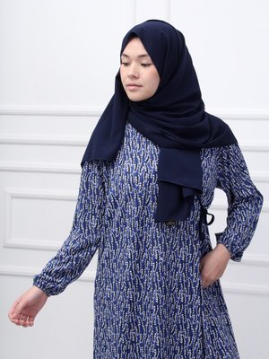 Bağlamalı Pamuklu Namaz Elbisesi