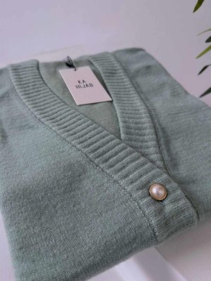 Sakallı Yumoş Hırka Mint Yeşil