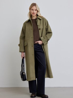 Nora Kaşe Kaban Yeşil