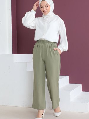 Cepli Ayrobin Pantolon Yeşil Cepli Ayrobin Pantolon Yeşil