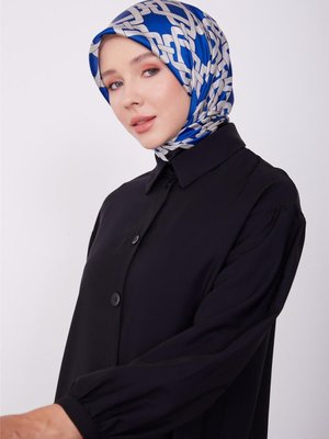 Boyut Düğmeli Tunik Siyah