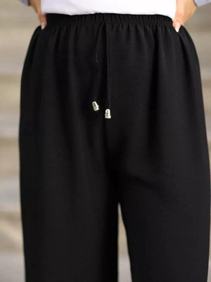 Tesettür Ayrobin Pantalon Geniş Kalıp Rahat Bol Dışarı Ve Ev İçin Uygun Giyim