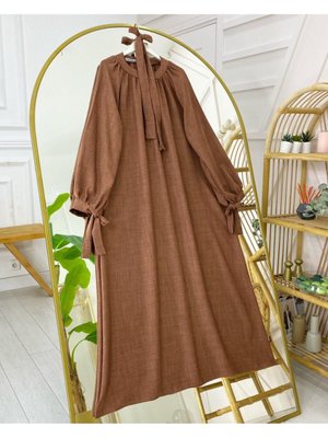 Elçim Elbise Kahverengi Elçim Elbise Kahverengi