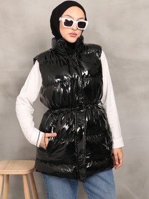 Siyah Rugan Yelek Siyah Rugan Yelek