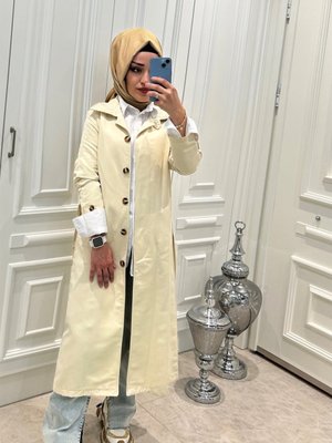 Trençkot Ekru