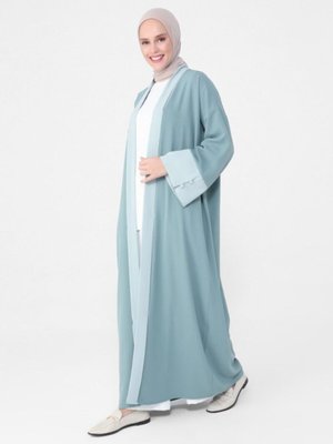 Iki Renkli Aerobin Ferace Kimono Çağla Mint Iki Renkli Aerobin Ferace Kimono Çağla Mint