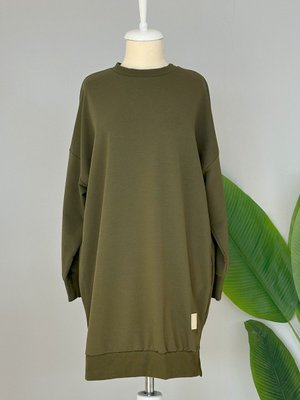 Soul Basic Sweat Tunik Haki