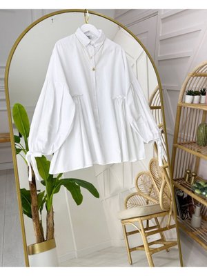 Selena Gömlek Beyaz Selena Gömlek Beyaz