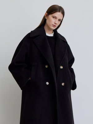 Alexa Premıum Kruvaze Kaban Siyah