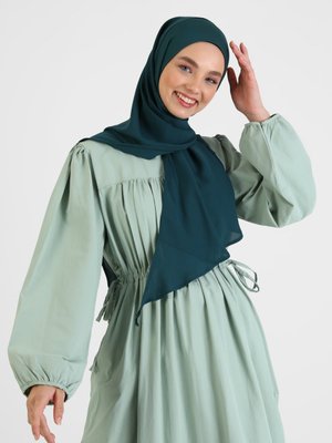 Krep Hazır Türban Zümrüt