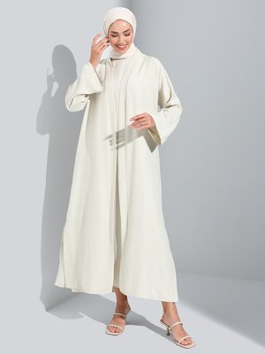 Elbise & Ferace İkili Takım Acik Taş