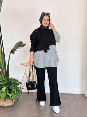 Loures Gömekli İkili Takım Siyah Loures Gömekli İkili Takım Siyah