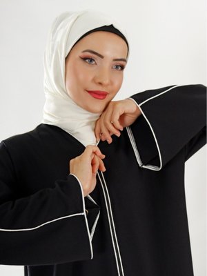 Siyah Şık Spor Abaya