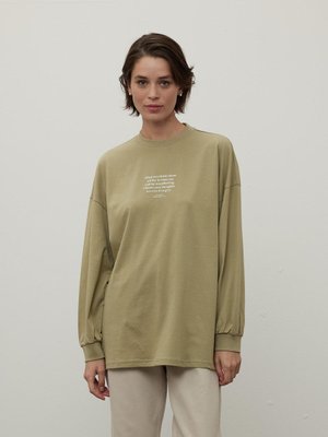 Manşetli Baskılı Sweatshırt Choose