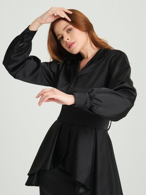 Saten Gömlek Etek Takım Saten Gömlek Etek Takım