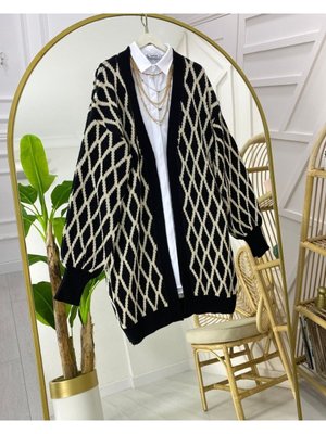 Ons Örme Hırka Siyah Ons Örme Hırka Siyah