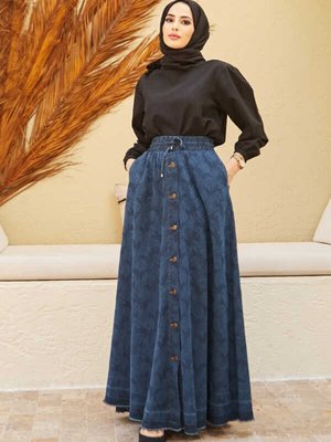 Efsanem Mevlana Etek Koyu Mavi