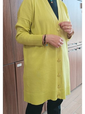 Soğuk İplik Fitilli Merserize Hırka