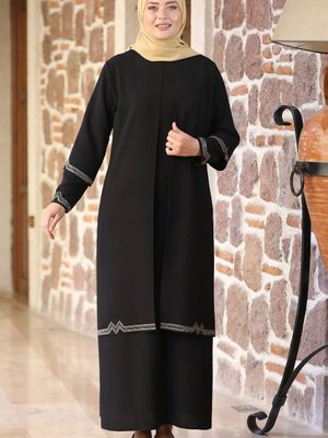 Buse Abiye Elbise Siyah