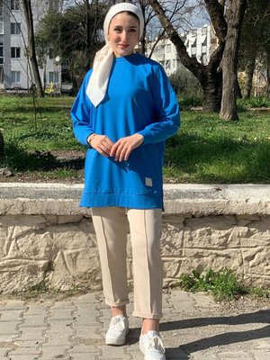 Mavi Soul Puane Basic Kısa Sweat