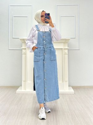 Düğmeli Kot Jile Düğmeli Kot Jile