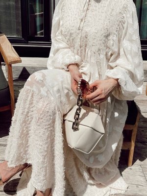 Tüylü Şifon Elbise