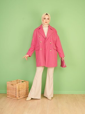 Oversize Kısa Kaşe Kaban Oversize Kısa Kaşe Kaban