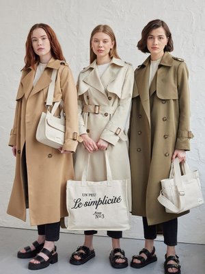 Camel Kruvaze Klasik Trençkot Camel Kruvaze Klasik Trençkot