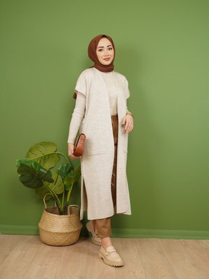 Kısa Kol Triko Yelek