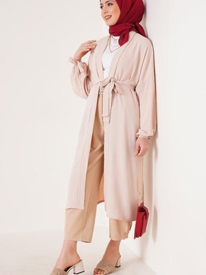 Kolları Kuşaklı Ayrobin Kumaş Yazlık Kap Kolları Kuşaklı Ayrobin Kumaş Yazlık Kap