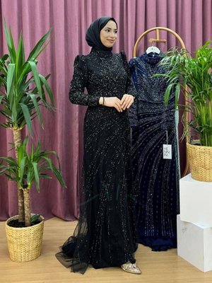 Hnn Boncuklu Abiye Elbise