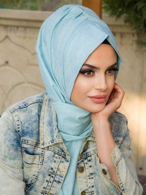 Mint Yeşili Hazır Eşarp