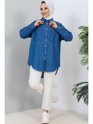 Lacivert Kot Gömlek