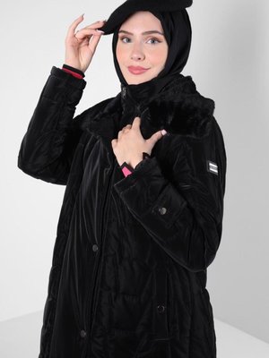 Kürk Detaylı Kaban