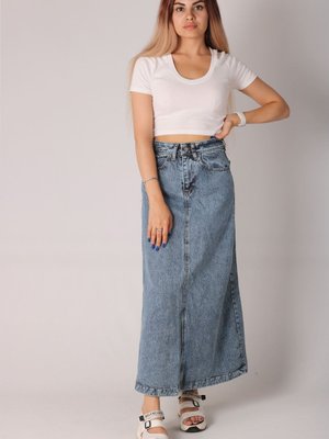 Mavi Kadın Tesettür Etek